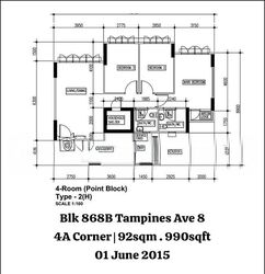 Blk 868B Tampines Greenwood (Tampines), HDB 4 Rooms #532175881
